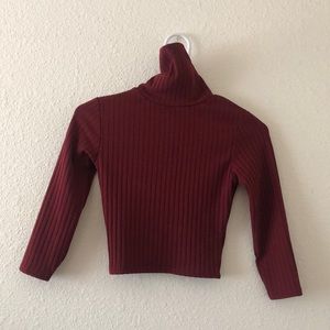 Pretty Little Thing Crop Top Turtle Neck